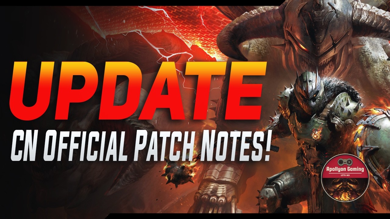 It Was All True - It’s Coming! Official CN Patch Notes