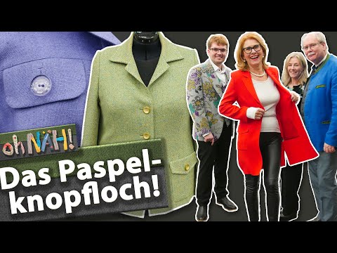 oh NÄH! – Paspelknopfloch nähen - mit Inge Szoltysik-Sparrer (Aufz. v. 06.01.2023)
