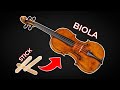 DIY IDE KREATIF MEMBUAT BIOLA DARI STIK ES KRIM RAHASIA BUNYI BIOLA FULL STIK