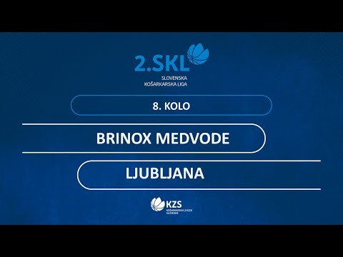 Brinox Medvode - Ljubljana - 8. kolo - 2.SKL za moške - Sezona 2020/21