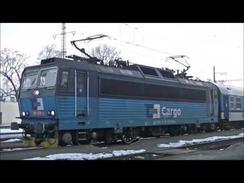 Nezamyslice 20.1. 2017 - ČD Cargo vozí rychlíky.