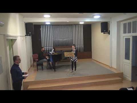 Viola Kubaníková klarinet - Třídní předehrávky Pavlina Panayotova 2019