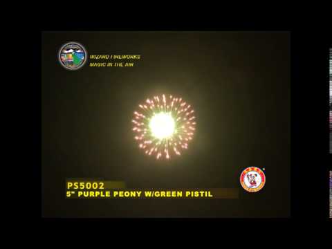 SB125PE13 - 5 INCH SHELL - WIZARD FIREWORKS - PS5002