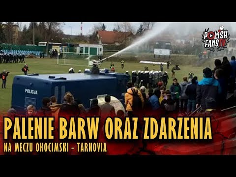 Palenie barw oraz zdarzenia na meczu Okocimski Brzesko - Tarnovia Tarnów (16.03.2019 r.)