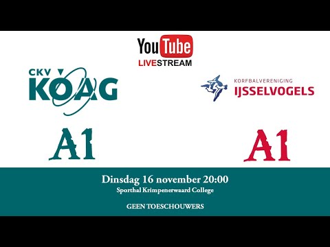 KOAG A1 - IJsselvogels A1 24 - 23 (oefenwedstrijd)