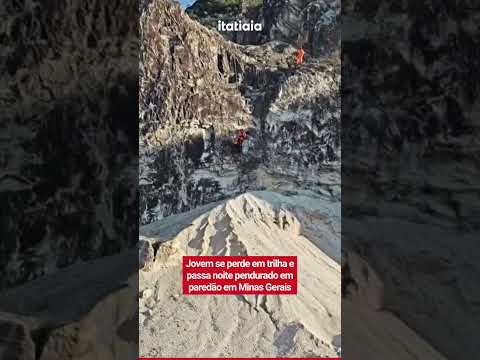 JOVEM SE PERDE EM TRILHA E PASSA NOITE PENDURADO EM PAREDÃO EM MINAS GERAIS