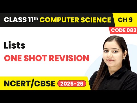Class 11 Computer Science Book Overview Course Code 083 NCERT CBSE 2025 26