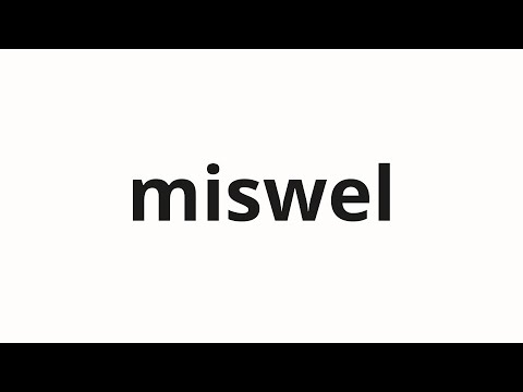 How to pronounce miswel | 미쉘 (Michelle in Korean)