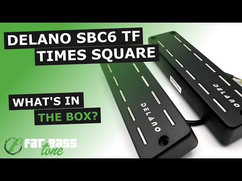 Delano Times Square SBC6 TF 6 String Bass Pickup Set: What’s In The Box? (A Close-Up Look)