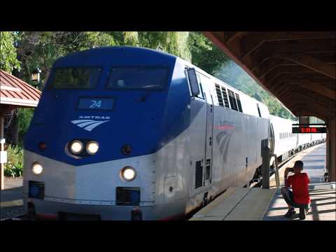 Amtrak and MBTA action in Haverhill MA!