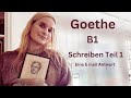 Goethe Zertifikat B1 E Mail ️schreiben