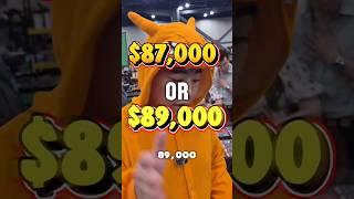 $87,000 or $89,000 coin flip for Pokemon cards.