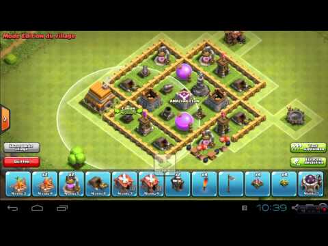 comment bien construire son village sur clash of clan