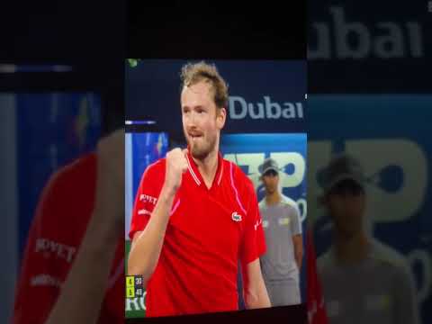 drop shot, Medvedev 1/2 finale