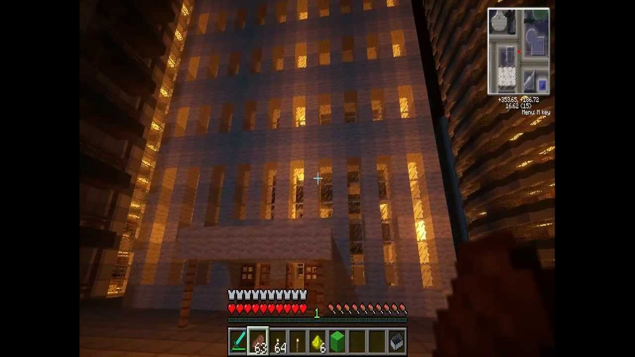 Minecraft Map Show Ep 1-Massive Modern Skyscraper City