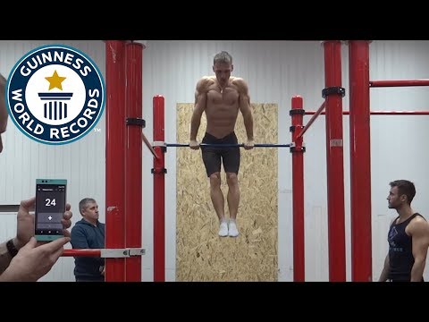 Most Consecutive Muscle Ups - Guinness World Records