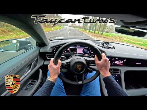 2023 PORSCHE TAYCAN TURBO S | Sport Turismo | POV Test Drive
