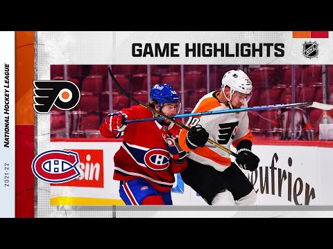 Flyers @ Canadiens 12/16/21 | NHL Highlights