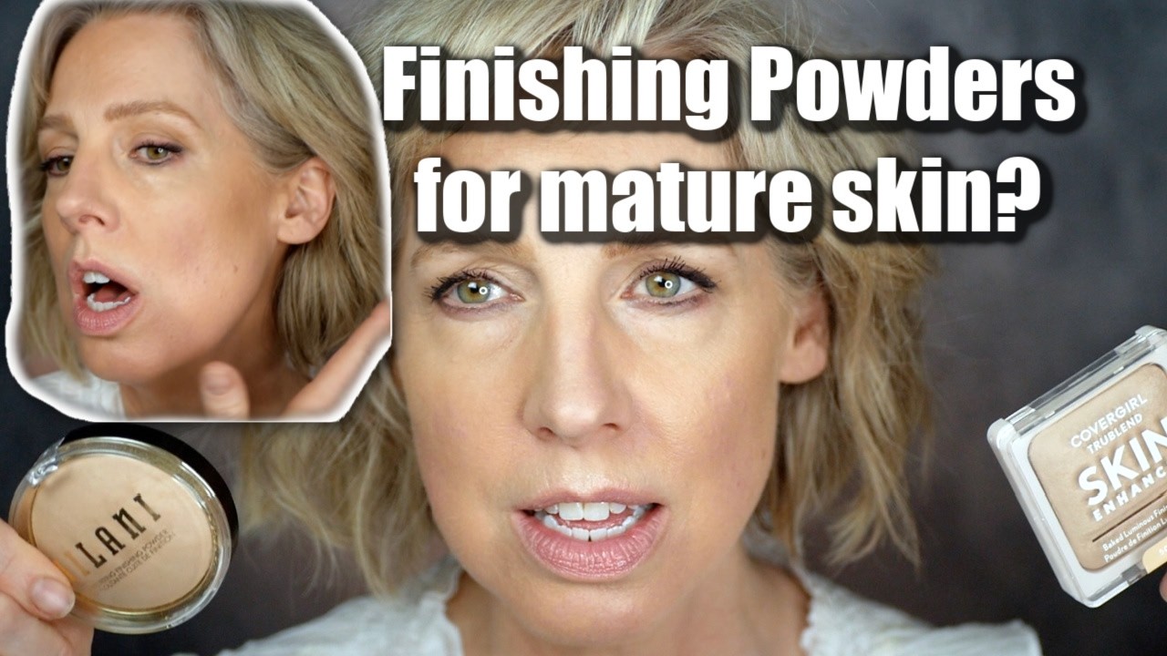 Review! New Finishing Powders- Drugstore- Should Mature Skin Use them?