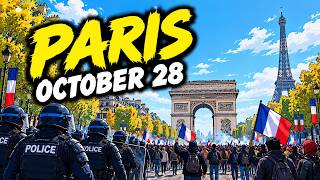 Paris, France 🇫🇷 | Walking Tour Today in 4K HDR 28 October 2026