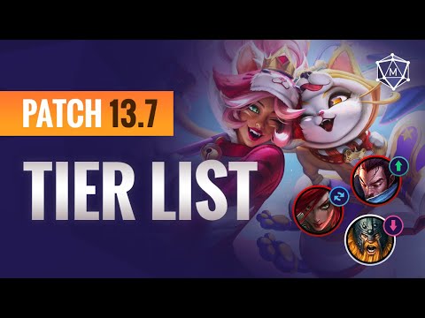 NEW Patch 13.7 TIER LIST for League of Legends