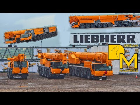 Ultimative Liebherr Präsentation große Show Werk Ehingen Kundentage LG 1750 Telekran LTM 1750-9.1