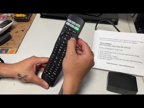 How to program Universal Remote RC-PWS III for Bose Cinemate GS II and Solo TV