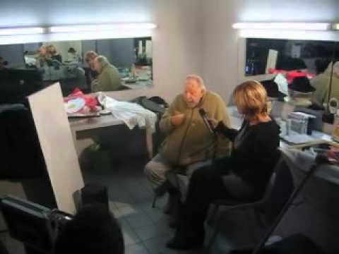 Intervista di Rai 1 a Piero Mazzarella dai camerini dell'Out Off  il 10 dicembre 2012