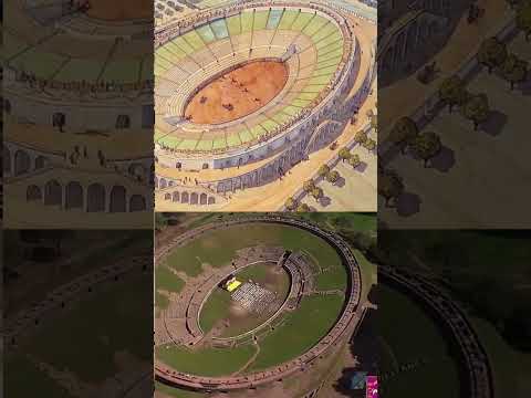 El increíble Anfiteatro de Pompeya🏛🇮🇹 #youtubeshorts #curiosidades #datoscurisos #datos #italy