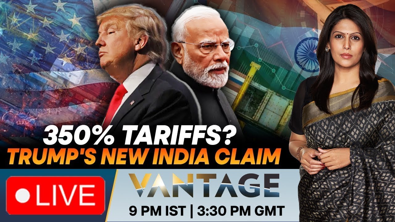 LIVE | "Threatened 350% Tariffs": Trump's New India-Pak Ceasefire Claim |Vantage with Palki Sharma