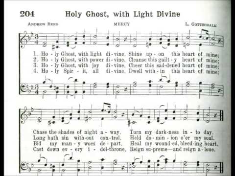 Holy Ghost, With Light Divine   (Mercy)