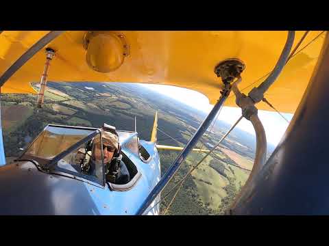 Aerobatics in a Stearman PT-17