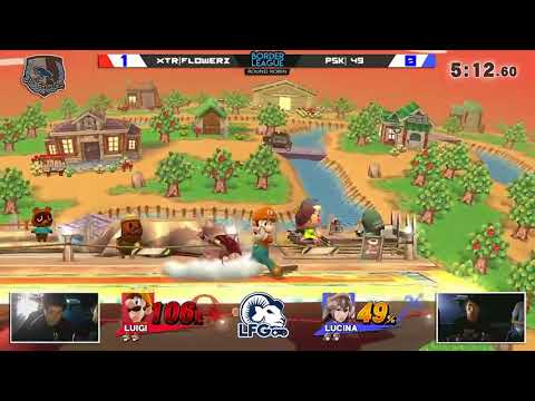 BL3 Smash 4 - XTR | Flowerz (Lucina/Luigi) VS PSK |49 (Lucina) - Round Robin