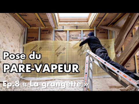 Pose du pare-vapeur et fin des gaines électriques - Ep 8 "La grangette"