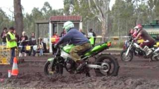 preview picture of video 'Street modified at Bad Penny Sand Drag bike kawasaki ZX9'