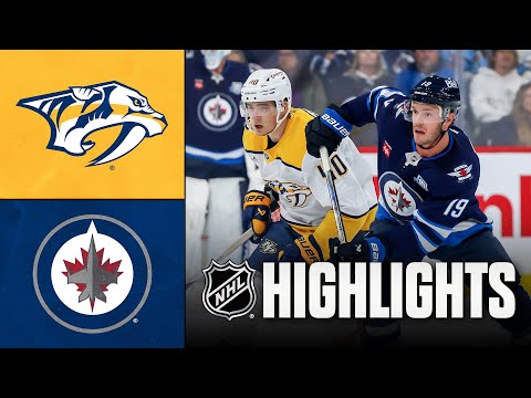 NHL Highlights | Predators vs. Jets | October 18, 2025