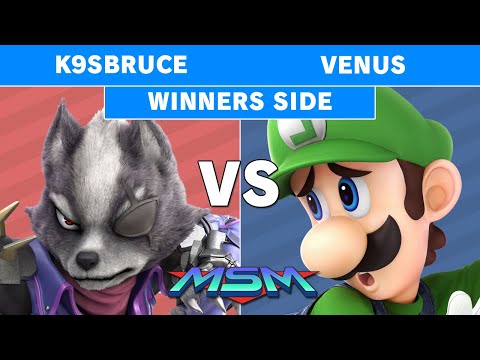 MSM 227 - TG | K9sbruce (Wolf) Vs DCG | Venus (Luigi) Winners Top 48 - Smash Ultimate