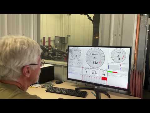 Cadillac V16 Dyno Run - Dashboard