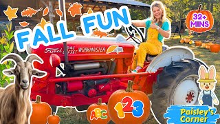 Toddler Learning at Christian Way Farm with Silly Miss Lily | Colors, Counting, + Tractors for Kids