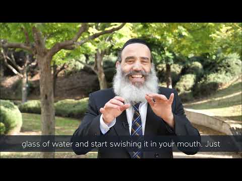 Rabbi Fanger - The secret in the glass of water