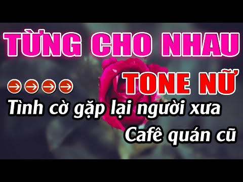 Từng Cho Nhau Karaoke Tone Nữ ( Am ) Rumba Karaoke Lâm Beat  -  Beat Mới