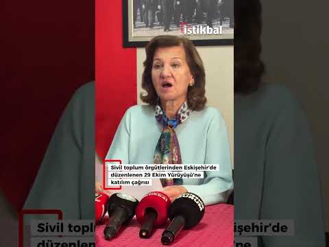 Sivil toplum örgütlerinden Eskişehir'de düzenlenen 29 Ekim Yürüyüşü'ne katılım çağrısı
