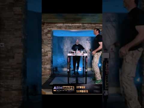 Devon Larrat vs Sandris I'm gonna kill this guy 👦 #armwrestling #devonlarrat #armwars