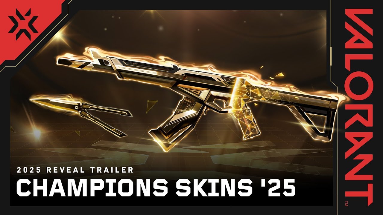 GO FOR GOLD // Champions 2025 Skin Reveal Trailer - VALORANT