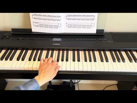 Piano Technique - Hanon Exercise 8 - Left Hand
