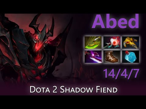 "Abed" 14/4/7 | Dota 2 Shadow Fiend highlights