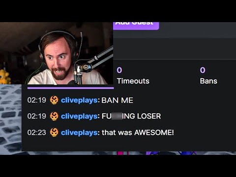 "BAN ME YOU FU**ING LOSER"