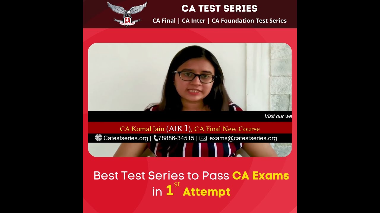 Video by CA Test Series