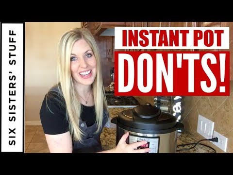 9 Instant Pot DON'TS! Tip Tuesday Video
