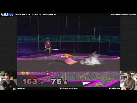 Polybash XIII - Diakonos vs Vwins - SSBM